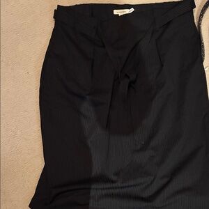 BNWT Max Studio Pinstriped  Black Women's Skirt⭐️